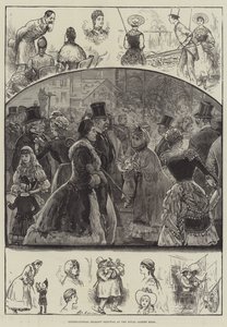 Kansainvälinen talonpoikafestivaali Royal Albert Hallissa tekijältä Henry Stephen Ludlow