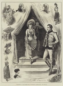 Luonnokset Fancy-Dress Ballissa Royal Albert Hallissa