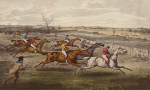 A Steeple-Chase (väri litho)