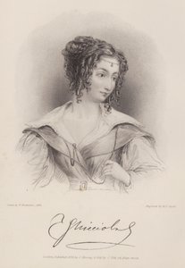 Kreivitär Teresa Guiccioli, Lord Byronin rakastajatar (kaiverrus) tekijältä Henry Thomas (after) Ryall