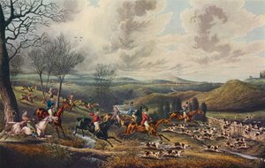 Chase of the Roebuck: Full Cry, c1800, 1922 tekijältä Henry Thomas Alken