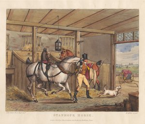 Hevoset [kuuden teoksen sarja]: 2. Stanhope-hevonen tekijältä Henry Thomas Alken