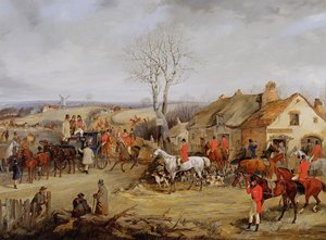 Metsästyskohtaus, Tapaaminen tekijältä Henry Thomas Alken