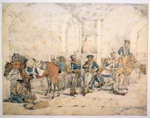 Hussarit niemimaalla, mahdollisesti 1. hussarit, King