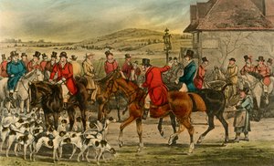 Mr. Jorrocks esittelee Yorkshiremanin Surreylle, 1838 tekijältä Henry Thomas Alken