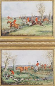 Metsästyskohtaukset, 1800-luku tekijältä Henry Thomas Alken