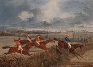 Kohtauksia estejuoksusta: Taking a Hedge tekijältä Henry Thomas Alken