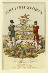 British Sportsin otsikkosivu, kirjoittanut Henry Alken (chromolitho)