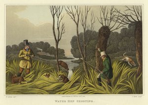Vesikana ammunta (chromolitho)