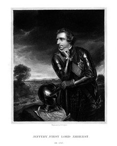 Jeffery Amherst, ensimmäinen paroni Amherst, Britannian armeijan komentaja, 1832.