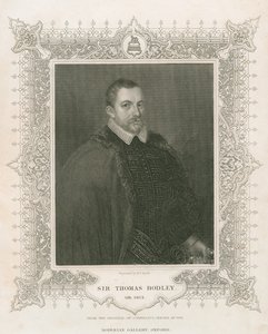 Sir Thomas Bodleyn (1545-1613) muotokuva (kaiverrus)