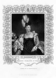 Walesin prinsessa Charlotte Augusta, 1800-luku.