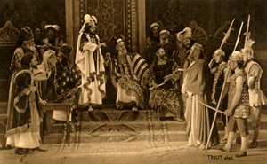 Jeesus sanhedrinin edessä, 1922.