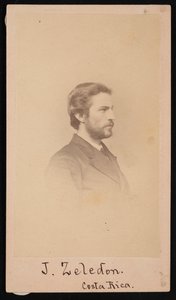 Jose Castulo Zeledonin muotokuva 1846-1923, 1868.