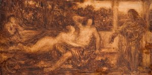 Study of Nude and Draped Figuurit, 1880.