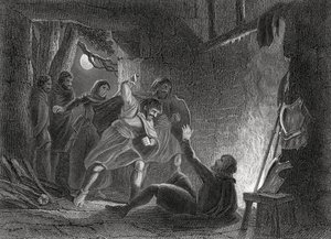Death of the Earl of Desmond, Thomas Wrightin Irlannin historiasta, julkaistu noin 1854