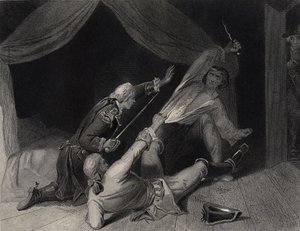Lordi Edward Fitzgeraldin vangitseminen maanpetoksesta, kaivertanut J.Rogers