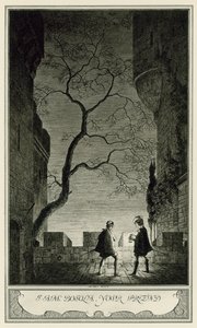 Malfin herttuatar, John Webster: Olen Bosola, ystäväsi (litho)