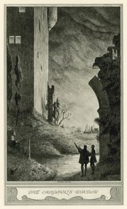 Malfin herttuatar, John Webster: Kardinaalin ikkuna (litho)