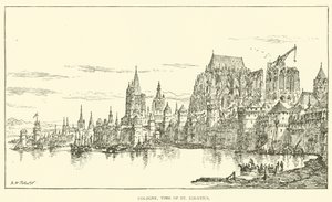 Köln, Pyhän Ignatiuksen aika (kaiverrus) tekijältä Henry William Brewer
