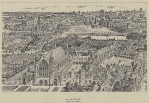 Ely Place, lännestä tekijältä Henry William Brewer
