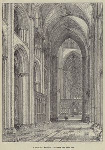 Old St Pauls, The Nave ja East End tekijältä Henry William Brewer