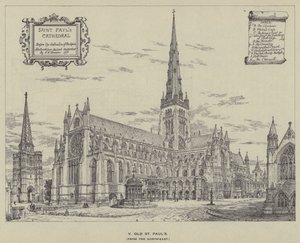 Old St Pauls, koillisesta tekijältä Henry William Brewer