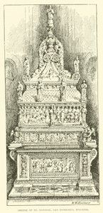 Pyhän Dominicin pyhäkkö, San Domenico, Bologna (kaiverrus) tekijältä Henry William Brewer