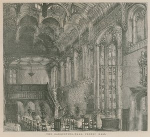 Juhlasali, Crosby Hall, Lontoo tekijältä Henry William Brewer