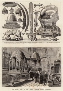 Kuninkaallinen vierailu Intian museossa, South Kensingtonissa tekijältä Henry William Brewer