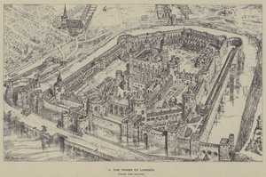 Lontoon Tower, etelästä tekijältä Henry William Brewer
