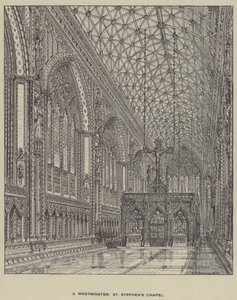 Westminster, St Stephens Chapel tekijältä Henry William Brewer