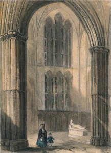 Worcesterin katedraali: North Transept of Choir, 1836