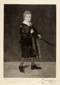 Poika miekan kanssa tekijältä Henry Wolf
