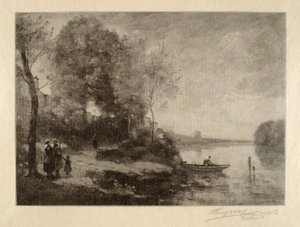 La Riviere a la Tour Lointaine (Riviere a la Tour Lointaine) tekijältä Henry Wolf