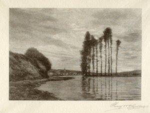 Näkymä Seinen rannalla (Harp of the Winds) tekijältä Henry Wolf