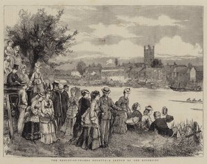 Henley-on-Thames-regatta, luonnos joen varrella
