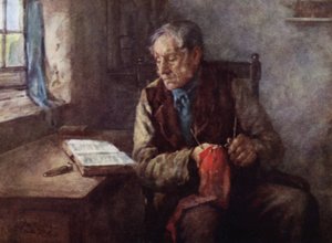 Seurakunnan lehdet: Sapattiaamu (väri litho)