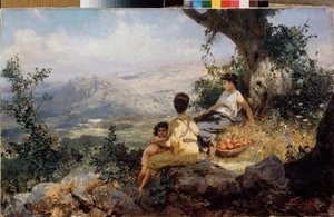 Loput. 1896 (öljy kankaalle)
