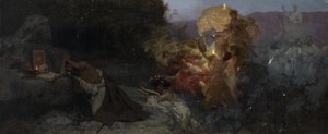 Pyhän Hieromuksen kiusaus tekijältä Henryk Siemiradzki