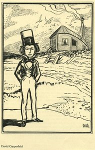 David Copperfield, Thomas Boydin kirjasta My Favorite Fiction Character, The Bookman -lehti tekijältä Herb Roth