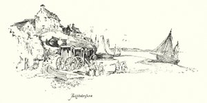 Brighthelmstone (litho) tekijältä Herbert (after) Railton