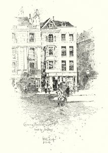 Crown and Anchor, säilyttää Thomas Simpkin, The Strand, Lontoo (litho) tekijältä Herbert (after) Railton