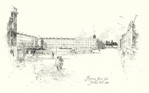 Finsbury Square, Artillery Place, Lontoo tekijältä Herbert (after) Railton