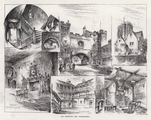 Old Islington ja Clerkenwell (kaiverrus) tekijältä Herbert (after) Railton