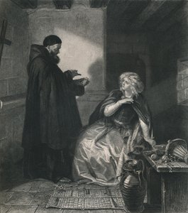 Julia veli Lawrence Romeon ja Julian sellissä, n. 1870