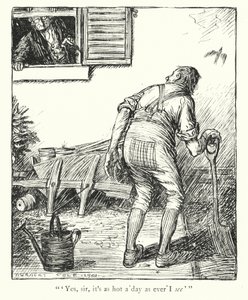 Ingoldsby Legends: Jerry Jarvisin peruukki (litografia): Jerry Jarvisin peruukki (litografia) tekijältä Herbert Cole