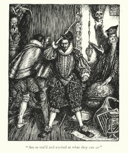 Ingoldsby Legends: Thoulousen herra (litografia): The Lord of Thoulouse (litografia) tekijältä Herbert Cole