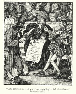 Ingoldsby Legends: Venetsian kauppias (litografia) tekijältä Herbert Cole