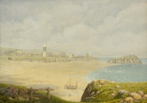 Tenby, ranta (Öljy kankaalle) tekijältä Herbert Isambard Owen